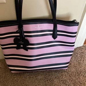 Kate Spade striped tote bag